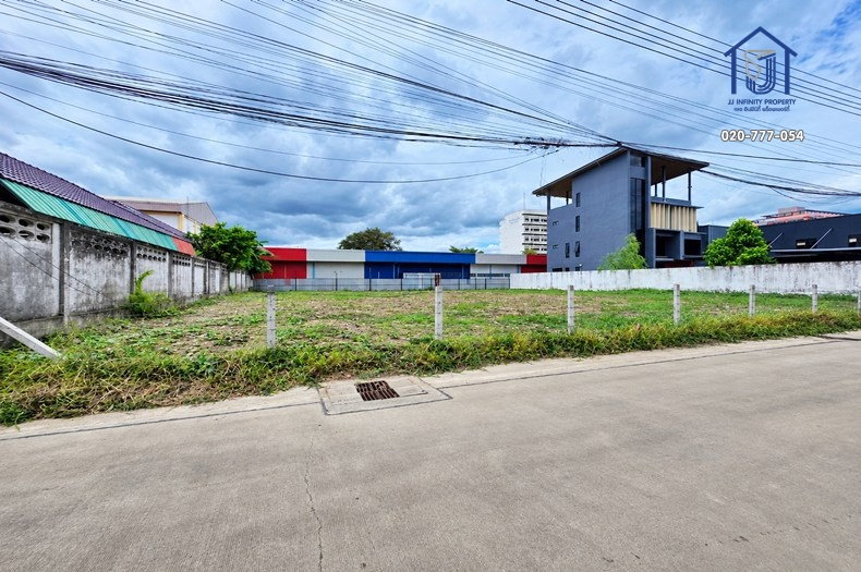 รูป ขายที่ดินถมแล้ว 300 ตร.ว. ซอยนวลจันทร์ 56 แยก 5 ใกล้เลียบด่วนและรถไฟฟ้าสายสีชมพู - รูปที่ 1/5
