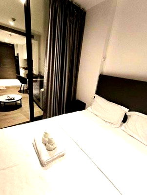 คอนโดให้เช่า : คอนโด 1-ห้องนอน ที่ ฟินน์ อโศก ใกล้ BTS อโศก (ID 3200847)