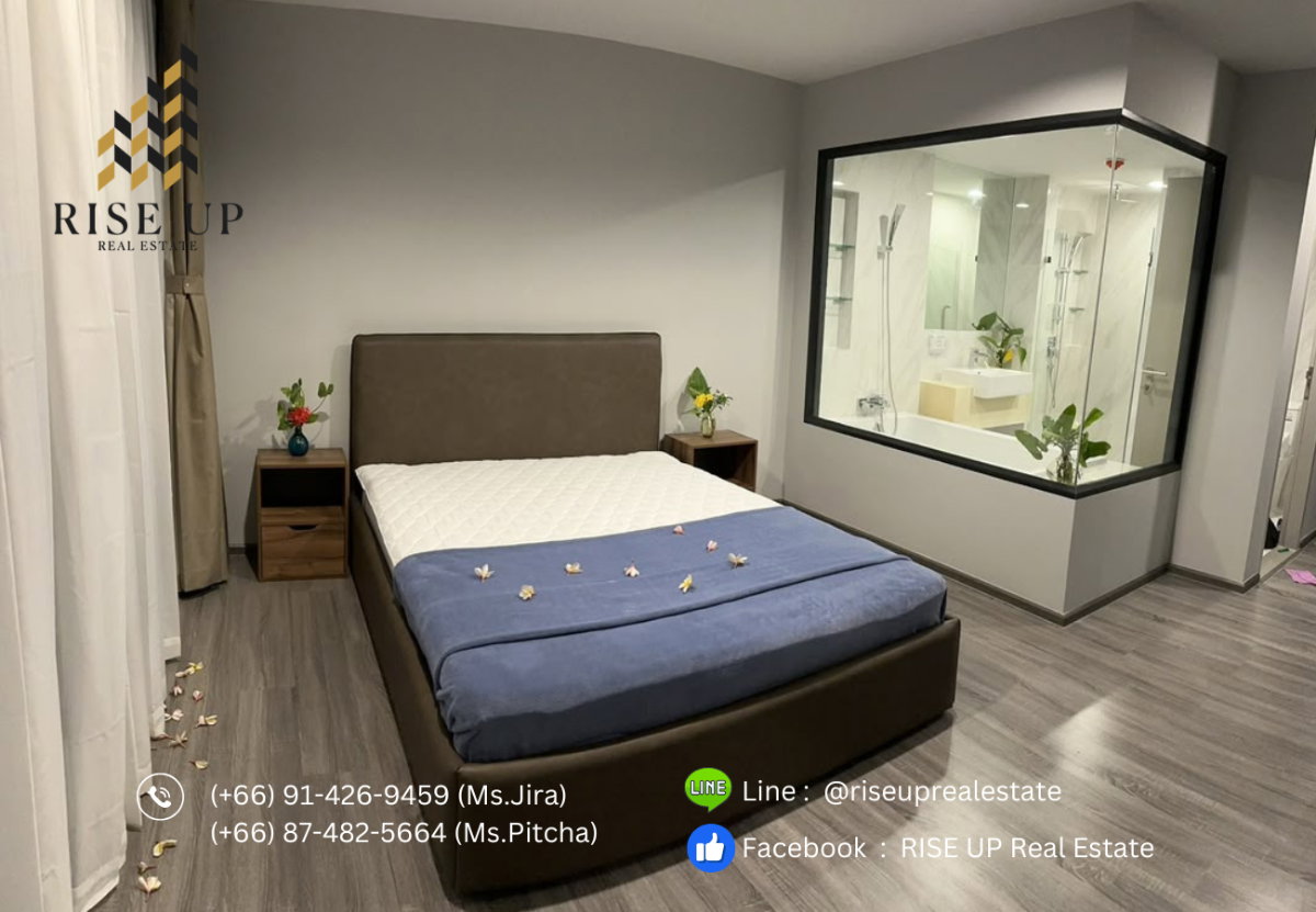 รูป คอนโดปล่อยเช่า 📣 Ideo Mobi Sukhumvit 40, 1 ห้องนอน, 1 ห้องน้ำ พร้อมอ่างอาบน้ำ และมีระเบียงห้อง, ขนาด 49 ตรม. 🔥31,000 บาท/เดือน🔥 - รูปที่ 6/11