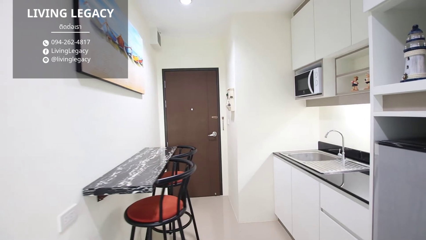 รูป SK7YNZ เช่าด่วน คอนโด Asakan Place Srinakarindra ชั้น 30 | 1 นอน 1 น้ำ 23.16 ตร.ม. | 8,000 บาท/เดือน | LINE: @livinglegacy - รูปที่ 16/28