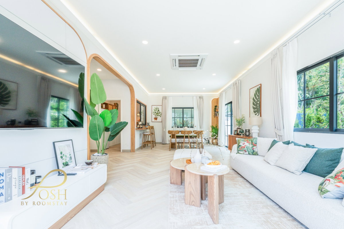 รูป The Breeze บ้านเดี่ยวสร้างใหม่ by The Wish 3 ป่าคลอก สำหรับครอบครัวที่ต้องการพื้นที่มากขึ้น พร้อม 3+1 ห้องนอน ให้ฟังก์ชันที่รองรับการใช้ชีวิต - รูปที่ 7/48