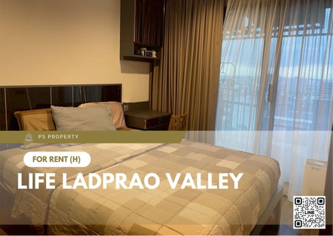 For Rent ✨ Life Ladprao Valley ✨ Fully furnished and equipped with appliances; near BTS Ha Yaek Lat Phrao / MRT Phahon Yothin.