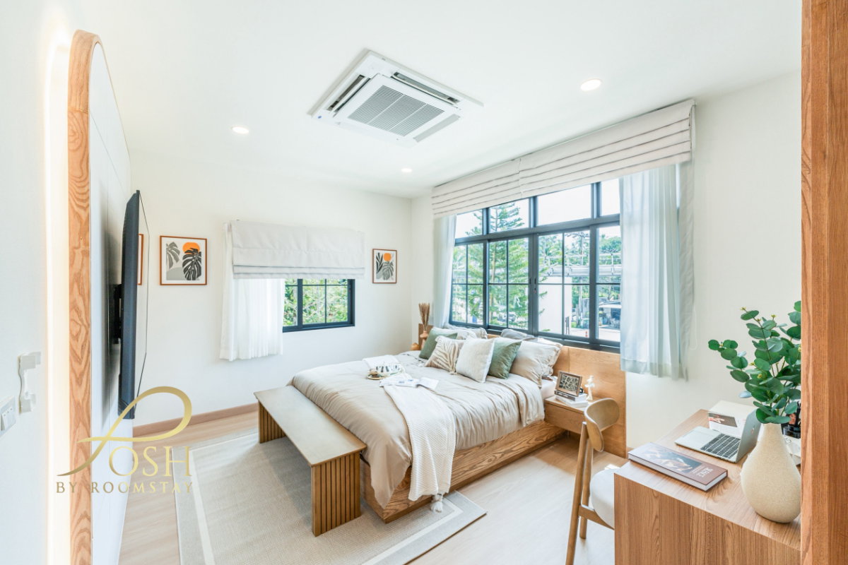 รูป The Breeze บ้านเดี่ยวสร้างใหม่ by The Wish 3 ป่าคลอก สำหรับครอบครัวที่ต้องการพื้นที่มากขึ้น พร้อม 3+1 ห้องนอน ให้ฟังก์ชันที่รองรับการใช้ชีวิต - รูปที่ 35/48
