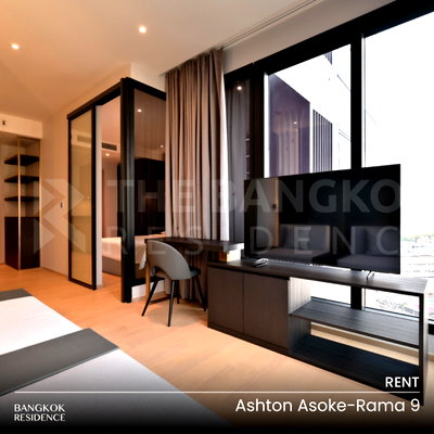 Condos for rent : Rental Condo 💎 Ashton Asoke-Rama 9, 1BR 42.50 sq.m. 40K 🛋️ Beautiful Fully Furnished Unit, Near MRT Phra Ram 9 