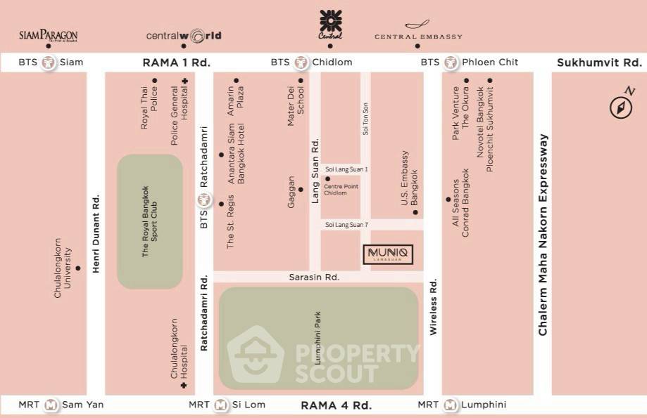 รูป คอนโด 2 ห้องนอน Muniq Langsuan ใกล้ BTS ราชดำริ (ID 3203028) - รูปที่ 19/19