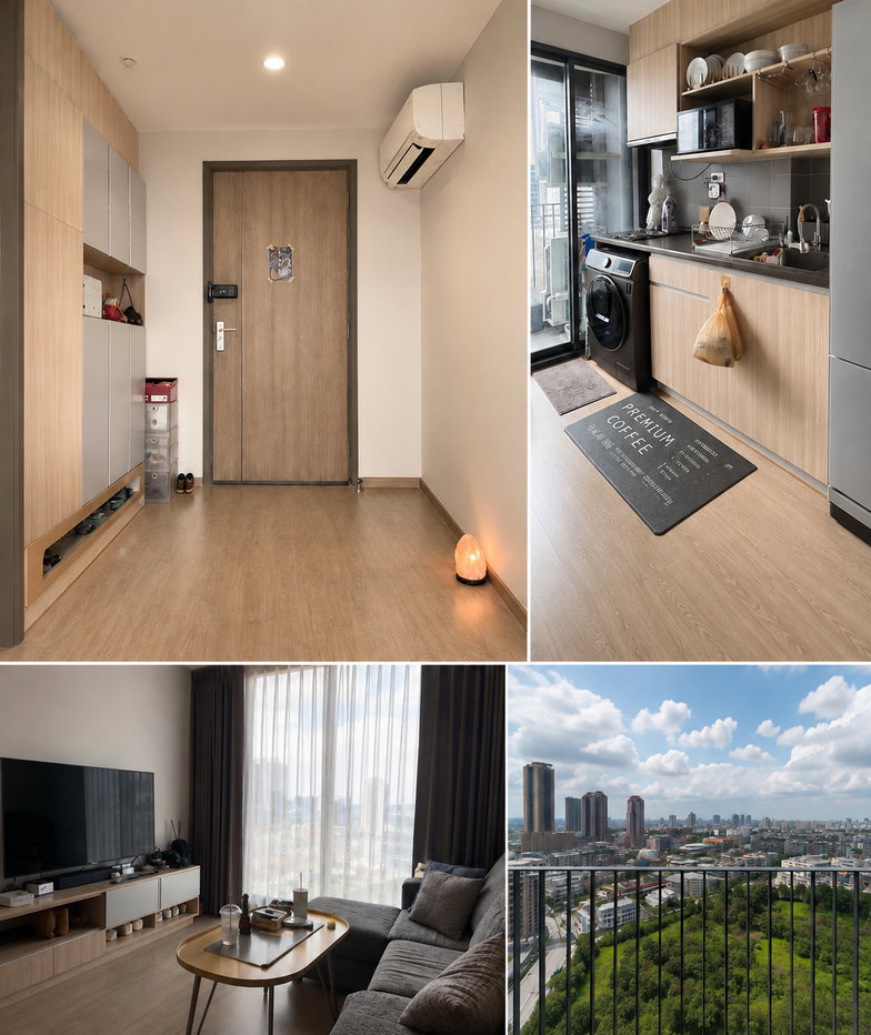 รูป FOR SALE | IDEO O2 BANGNA ✨ CORNER UNIT • 47.5 SQ.M. • 11TH FLOOR • CITY VIEW - รูปที่ 1/2