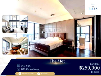 Condos for rent : ✨ Unveil the Pinnacle of Opulence: A Majestic Sky Villa Masterpiece Awaits You at The Met Sathorn ✨