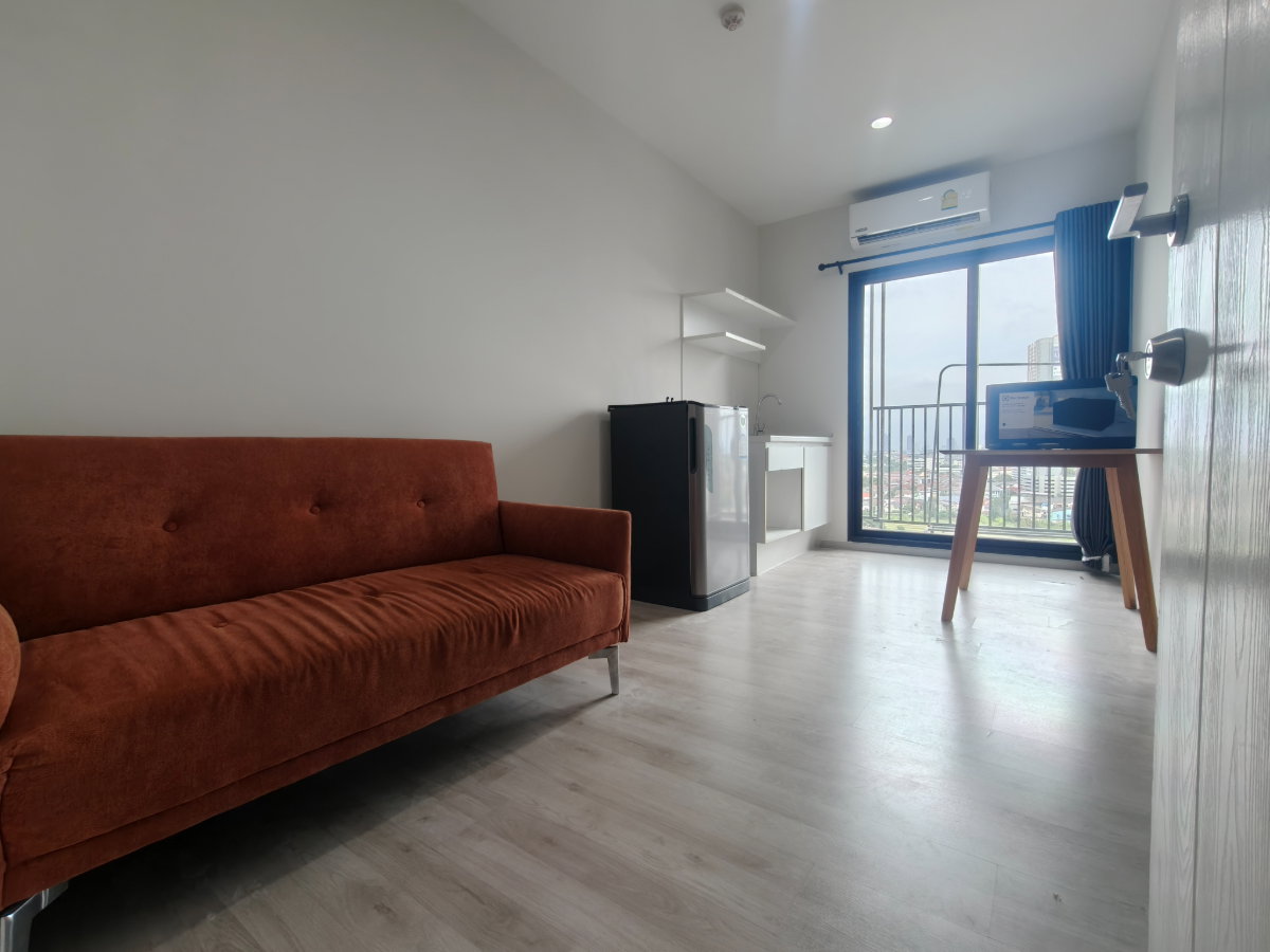 รูป 💥รหัส P1WG150355💥 📢📢For Rent Plum Condo Central Station 1 (1 Bed 26.5 ตร.ม/7000) ชั้น 15 ติดเวสเกต/ใกล้ MRT📞 087-4496994 เฟิร์ส - รูปที่ 4/13