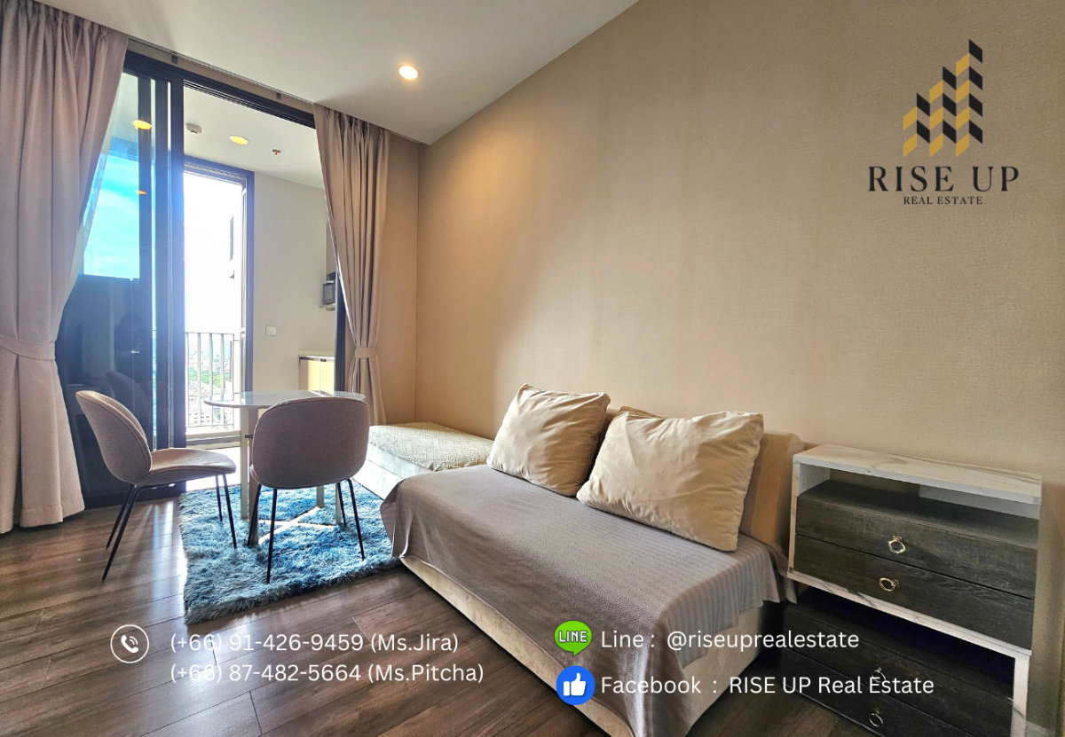 รูป ปล่อยเช่า 📣 Whizdom Essence Sukhumvit Condo, 1 ห้องนอน 1 ห้องน้ำ, ขนาด 35 ตร.ม. 🔥19,000  บาท/เดือน🔥(R0635) - รูปที่ 2/17