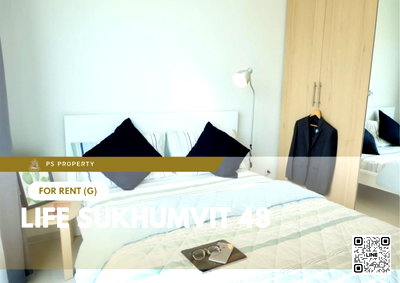 คอนโดให้เช่า : ให้เช่า 🔥 Life Sukhumvit 48 🔥 ใกล้ BTS พระโขนง เฟอร์นิเจอร์ และ เครื่องใช้ไฟฟ้าครบ 