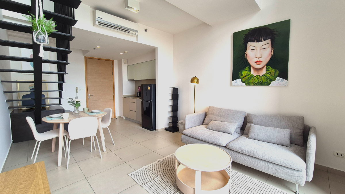 picture The Lofts Ekkamai | Spacious 1 bed Duplex For Rent Near BTS Ekkamai | Add line: @agentkarn - 2/12