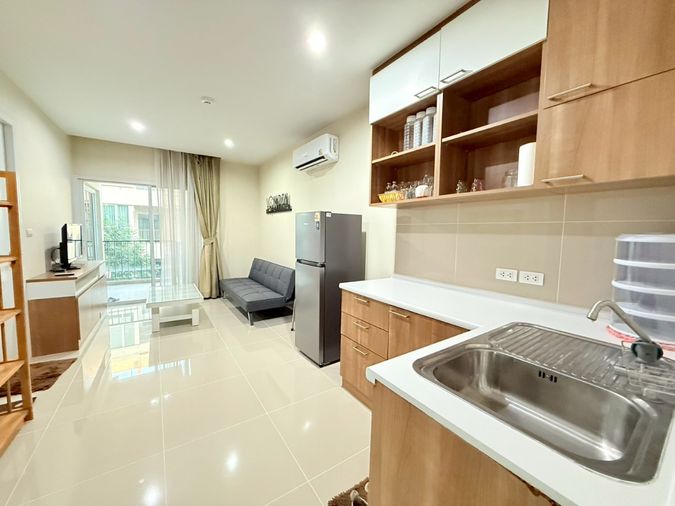 ให้เช่าคอนโด 1 ห้องนอน 43 ตร.ม. แฮปปี้ คอนโด ลาดพร้าว 101