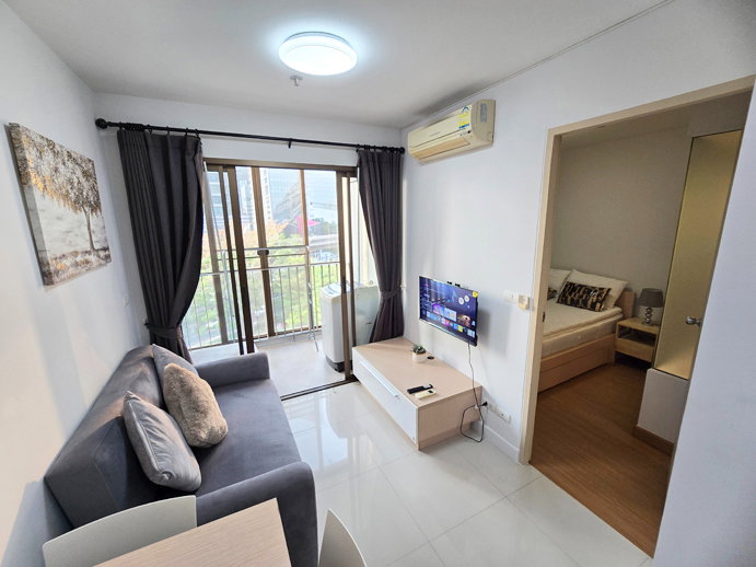 รูป 🔔ให้เช่าห้องสวย🔔 โซฟาใหม่ มี Smart TV ระเบียงหันทิศเหนือ ห้องไม่ร้อน Ideo Mix Sukhumvit 103 - รูปที่ 4/21