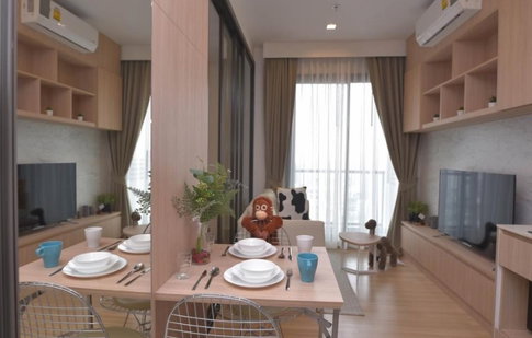 🎈#MJ2408_246 🎈💥Urgent💥 Available September 30, 2026. Click quickly before it's gone‼️ For Rent 1️⃣9️⃣k.🔥 M Condo Chatuchak🐶🐱 Pets are allowed.