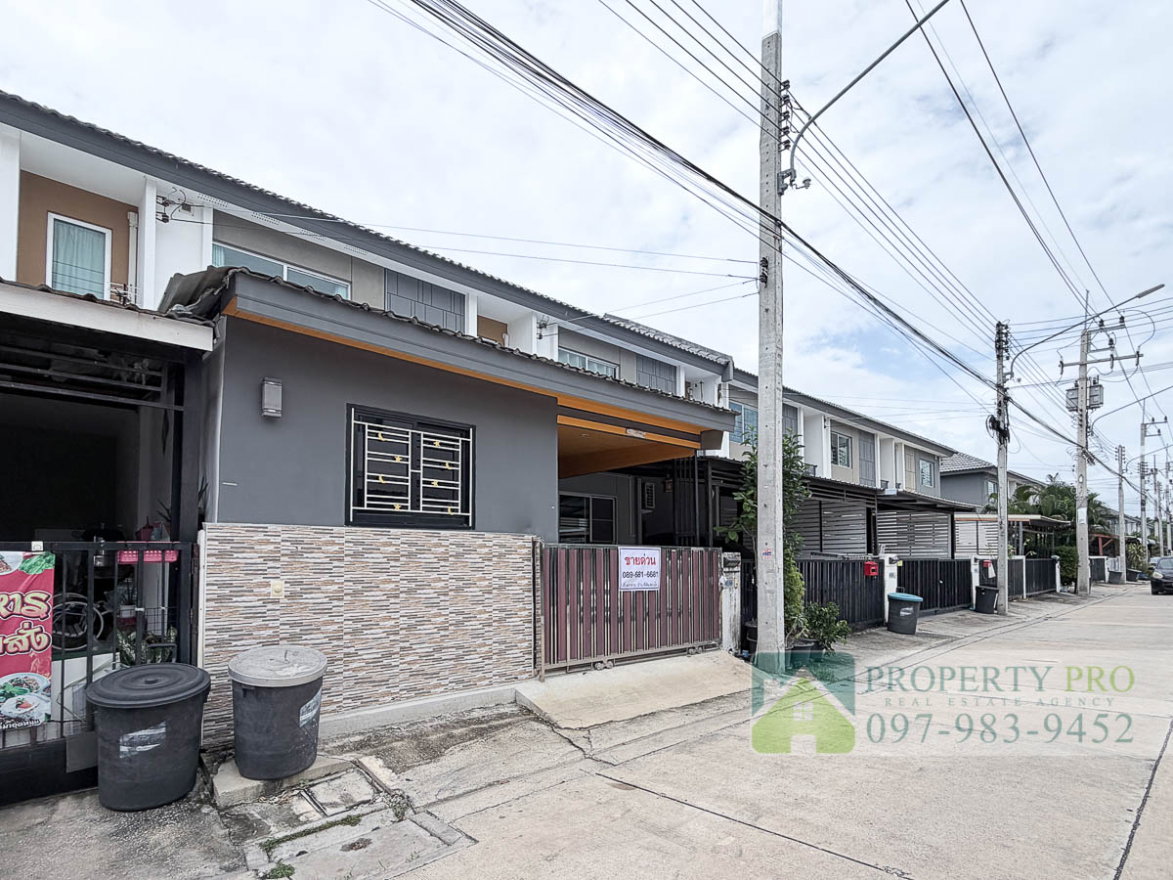 รูป ขาย บ้าน พฤกษา พระราม 2 พันท้ายนรสิงห์ บ้านทาวน์โฮม 2 ชั้น แบบ 3 ห้องนอน 19 ตรว 115 ตรม รีโนเวทใหม่ ใกล้ แสมดำ บางขุนเทียน : EL26S-004 - รูปที่ 16/17