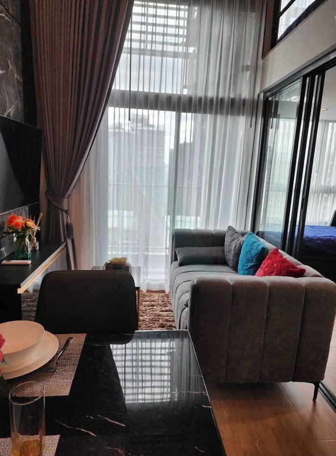 รูป 🔺 ให้เช่าคอนโด ไอดีโอ พระราม 9 - อโศก อาคาร 1 ชั้น 30 Duplex 2 ห้องนอน ขนาด 52.00 ตรม ใกล้ MRT พระราม 9 - รูปที่ 3/8