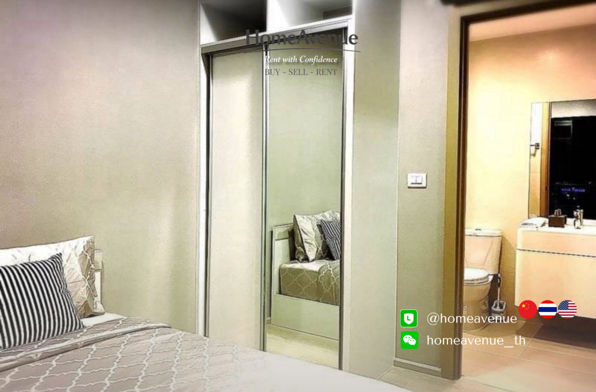 รูป ✨ 1Bed 🚇 ใกล้MRT พระราม 9 🌏TM30 Service📲 Line: @homeavenue ⭐HA-5077 - รูปที่ 6/8