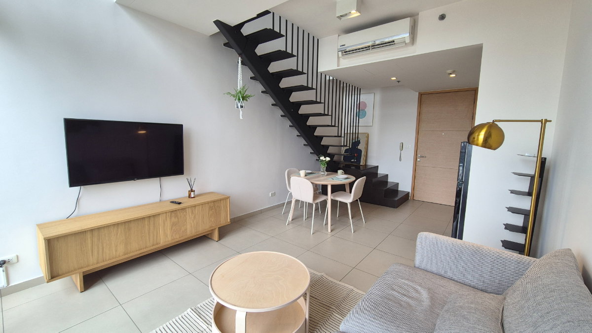 picture The Lofts Ekkamai | Spacious 1 bed Duplex For Rent Near BTS Ekkamai | Add line: @agentkarn - 3/12