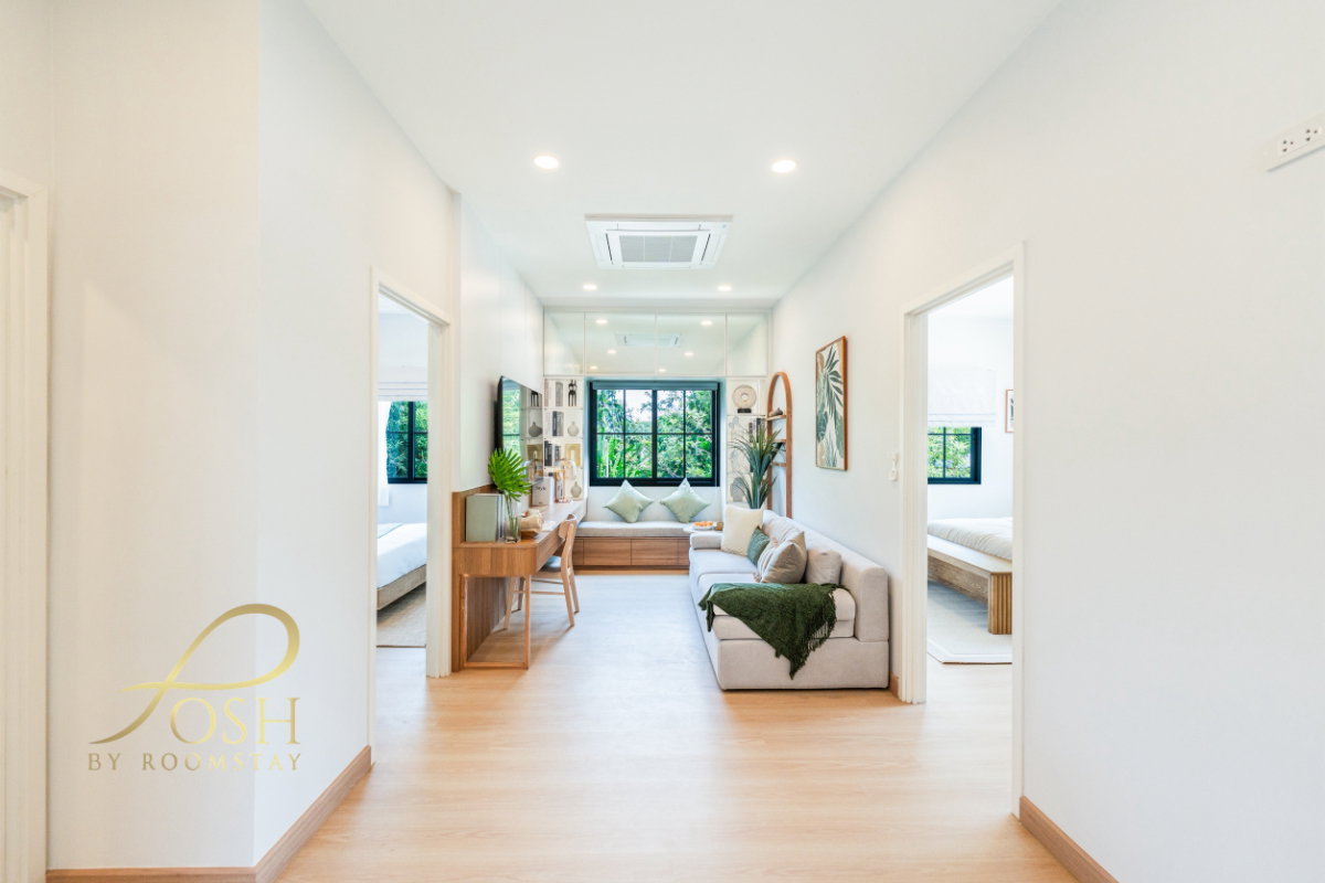รูป The Breeze บ้านเดี่ยวสร้างใหม่ by The Wish 3 ป่าคลอก สำหรับครอบครัวที่ต้องการพื้นที่มากขึ้น พร้อม 3+1 ห้องนอน ให้ฟังก์ชันที่รองรับการใช้ชีวิต - รูปที่ 28/48