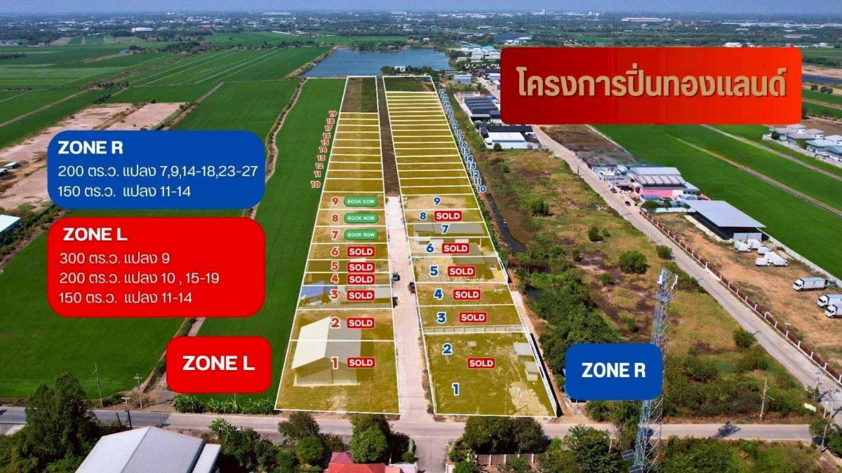 รูป โครงการปิ่นทองแลนด์ ที่ดิน+โกดัง พร้อมโอน ฟรี - รูปที่ 3/9