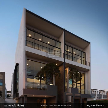 For Sale Homeoffice , The Preston Empire Rama 9 - Srinakarin , corner unit , wide frontage , Hua Mak , Bang Kapi , Bangkok , CX-130054 ✅ Live chat with us ADD LINE @connexproperty ✅