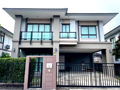 เช่าบ้านเดี่ยว นิคมอัญธานี (เจมโมโปลิส) : 🏠 ให้เช่าบ้าน : Passorn Bangna - Wongwaen (ภัสสร บางนา - วงแหวน)   รหัสทรัพย์ | 📌LNP-H1114 