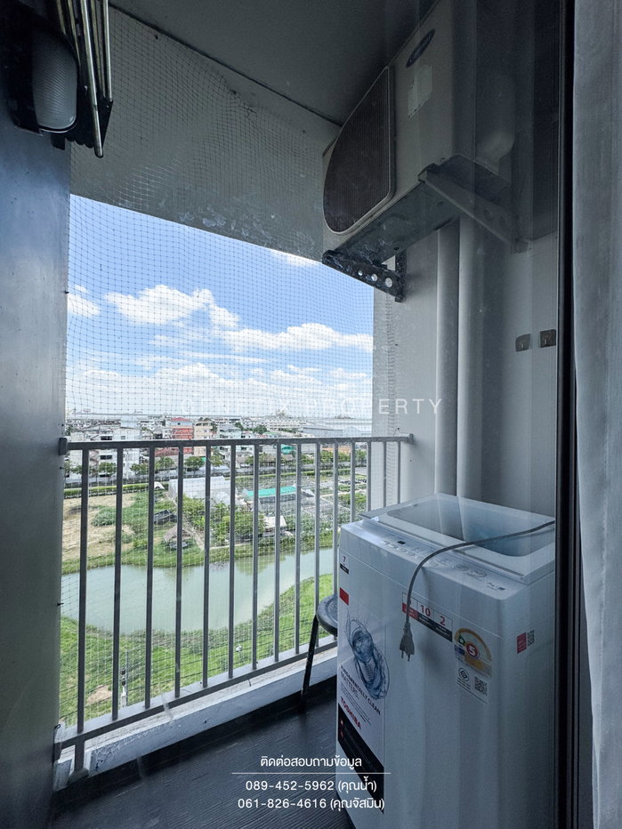 รูป 🏫 ให้เช่าถูก!! พลัมพาร์ค เฟส 2 (ห้องมุม) คอนโดใกล้ ม.กรุงเทพ เครื่องใช้ไฟฟ้า(ใหม่แกะกล่อง) พร้อมอยู่ 7,500 บาท/เดือน - รูปที่ 13/17