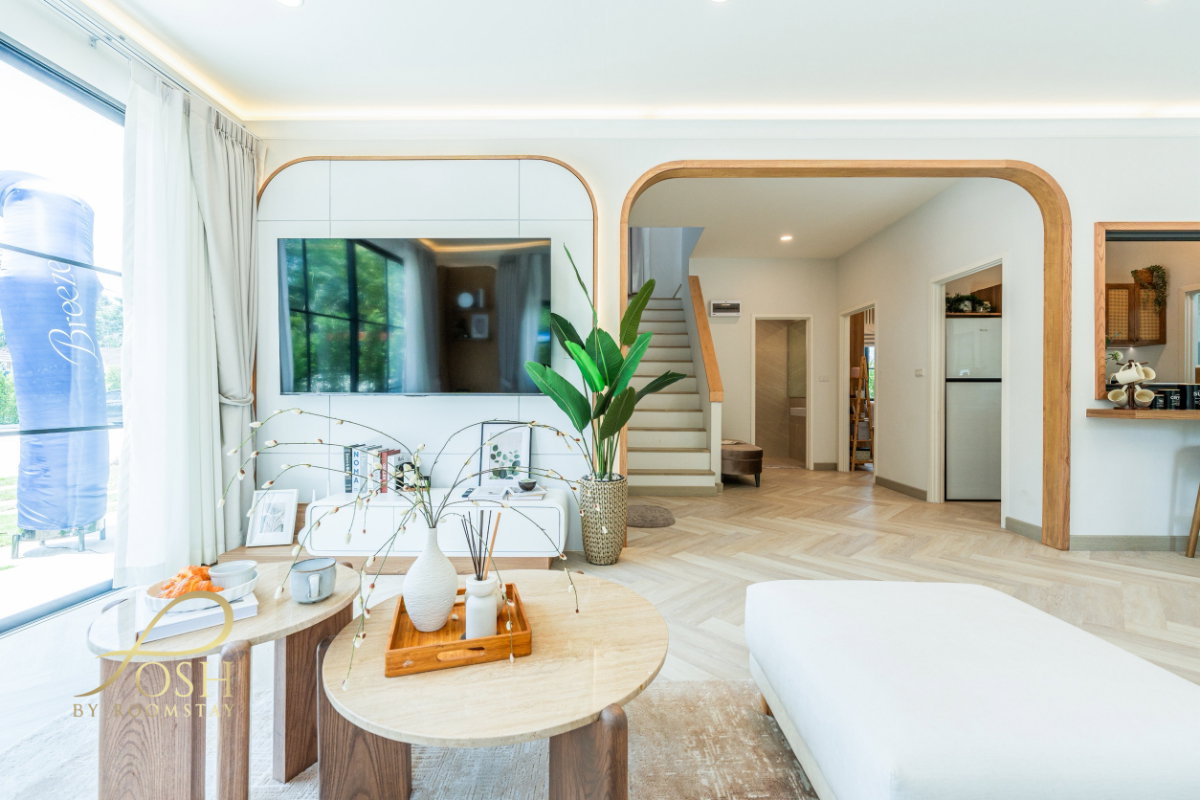 รูป The Breeze บ้านเดี่ยวสร้างใหม่ by The Wish 3 ป่าคลอก สำหรับครอบครัวที่ต้องการพื้นที่มากขึ้น พร้อม 3+1 ห้องนอน ให้ฟังก์ชันที่รองรับการใช้ชีวิต - รูปที่ 19/48