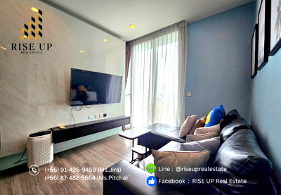 Condos for rent : Condo for rent 📣 Whizdom Essence Condo, 2 Bedroom, 2 Bathroom, 55 sq.m. 🔥 37,000  Baht/Month 🔥 (R0634)