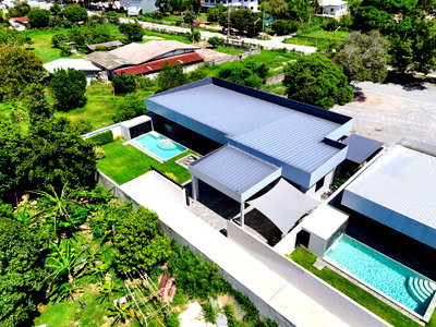 เช่าบ้านเดี่ยว ชลบุรี : Modern Pool Villa for Rent Thung Klom Tan Man Pattaya