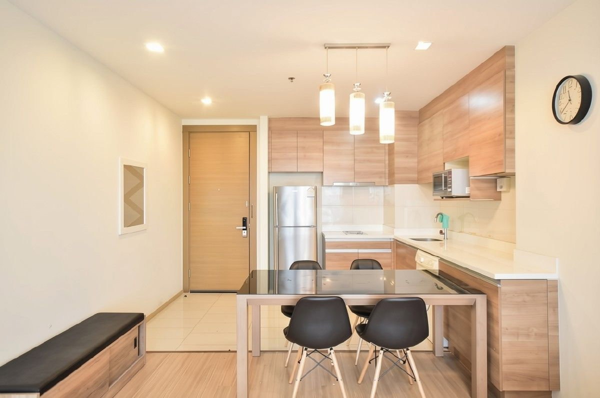 picture Rental Condo 🚀 RHYTHM Ratchada-Huaikhwang, 2BR 66.41 sq.m. 30K ☄️ Beautiful Unit, Near MRT Huai Khwang  - 3/9