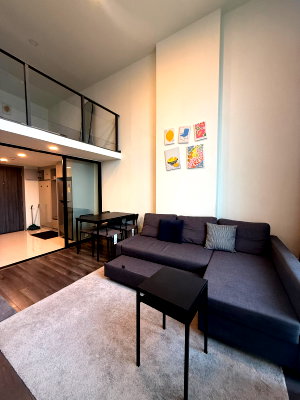 คอนโดให้เช่า : For rent at Knight Bridge Space Rama 9  1 bedroom , new and great view 