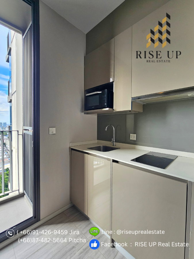 รูป ปล่อยเช่า 📣 Whizdom Essence Sukhumvit Condo, 1 ห้องนอน 1 ห้องน้ำ, ขนาด 35 ตร.ม. 🔥19,000  บาท/เดือน🔥(R0635) - รูปที่ 10/17