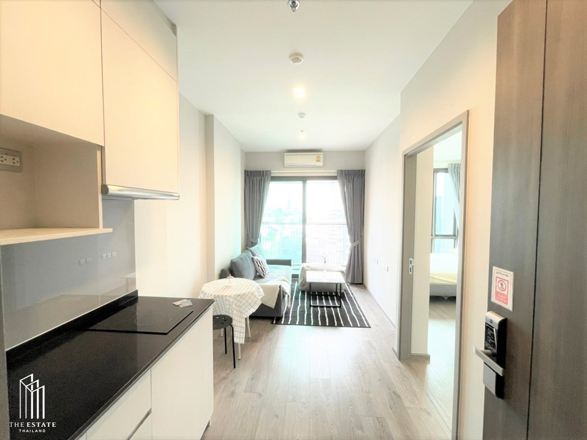 รูป Condo for RENT Whizdom Avenue Ratchada-Ladprao ห้องดี แต่งสวย เครื่องใช้ไฟฟ้า เฟอร์นิเจอร์ครบ @16,000 Baht - รูปที่ 1/7