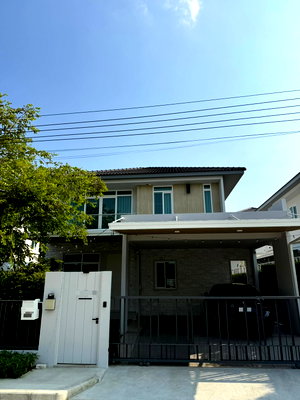 บ้านเดี่ยวให้เช่า : HR3772ให้เช่า บ้านเดี่ยว 2 ชั้น มัณฑนา ราชพฤกษ์ - นครอินทร์ (Mantana Ratchapruek - Nakornin) แบบบ้าน Amplify จาก Land & Houses