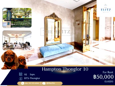 คอนโดให้เช่า : ✨ Pet-Friendly! Exclusive Real Unit Only Available With Us | Prime Thonglor 10 Location - One-of-a-Kind Best Value Deal ✨