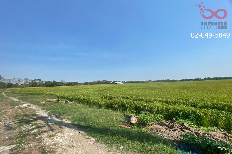 รูป ขายที่ดิน 29 ไร่ 65 ตร.ว. ถนนนิมิตรใหม่ - ประชาร่วมใจ ซอยวัดสุขใจ 14 คลองสามวา ติดถนน 2 ด้าน - รูปที่ 1/5