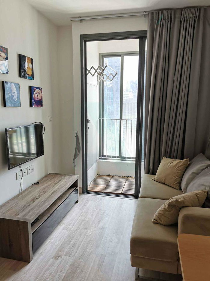 รูป 📌 ให้เช่าคอนโด ไอดีโอ โมบิ พระราม 9 อาคาร 1 ชั้น 15 1 ห้องนอน ขนาด 32.00 ตรม ใกล้ เซ็นทรัลพระราม 9 - รูปที่ 1/8