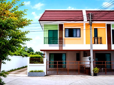 Townhouses for sale Bang Lamung Chonburi : For Sale Townhouse/Townhome  , The Delight Cozy , Nong Prue , Bang Lamung , Chon Buri , CX-169161 ✅ Live chat with us ADD LINE @connexproperty ✅