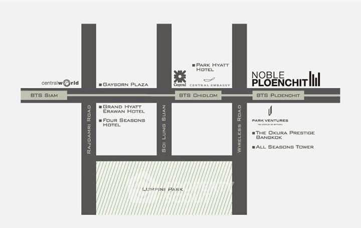 picture 2-BR 95 Sqm, High-Floor At Noble Ploenchit, 100m to BTS Phloen Chit (ID 3072370) - 19/19