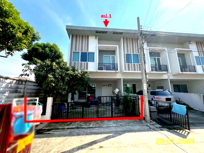 ทาวน์โฮม สมุทรปราการ : ทาวน์เฮ้าส์ 26.1 ตร.วา เดอะทรัสต์ ศรีนครินทร์-แพรกษา เมืองสมุทรปราการ สมุทรปราการ 2.8M