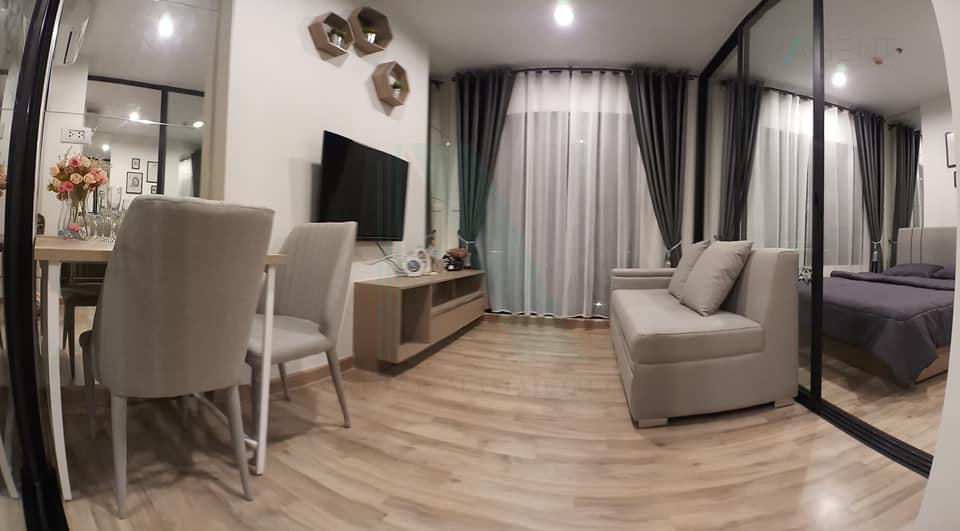 รูป ให้เช่าคอนโด นิช โมโน สุขุมวิท-แบริ่ง อาคาร 1 ชั้น 12A 1 ห้องนอน ขนาด 33.00 ตรม ใกล้ ห้างสรรพสินค้าอิมพีเรียลเวิลด์ - รูปที่ 1/8