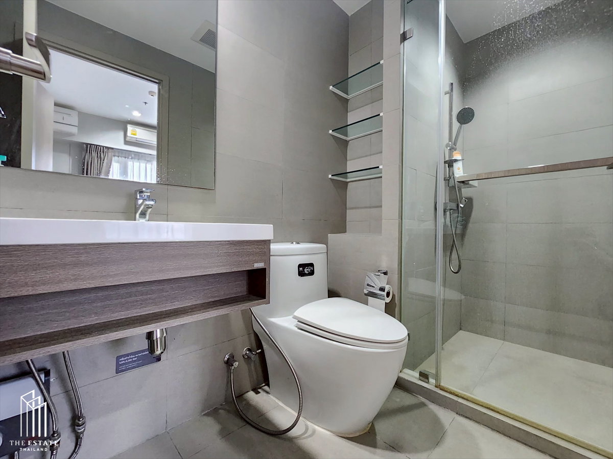 รูป For rent Whizdom Connect ห้องชั้นพอดี วิวต้นไม้ระดับสายตา สงบ อบอุ่น มีผู้เช่าพร้อม สร้างรายได้ทันที  - รูปที่ 8/8