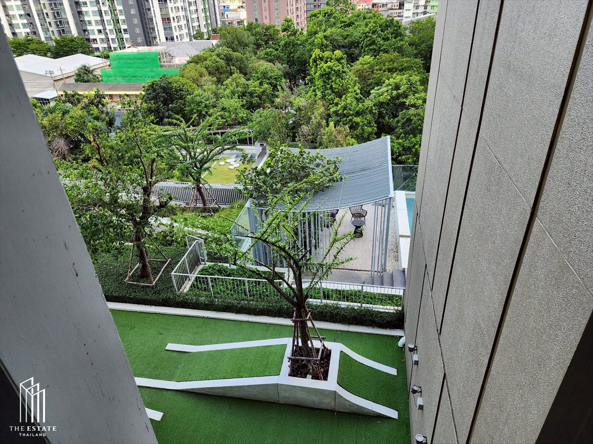 รูป For rent Whizdom Connect ห้องชั้นพอดี วิวต้นไม้ระดับสายตา สงบ อบอุ่น มีผู้เช่าพร้อม สร้างรายได้ทันที  - รูปที่ 4/8