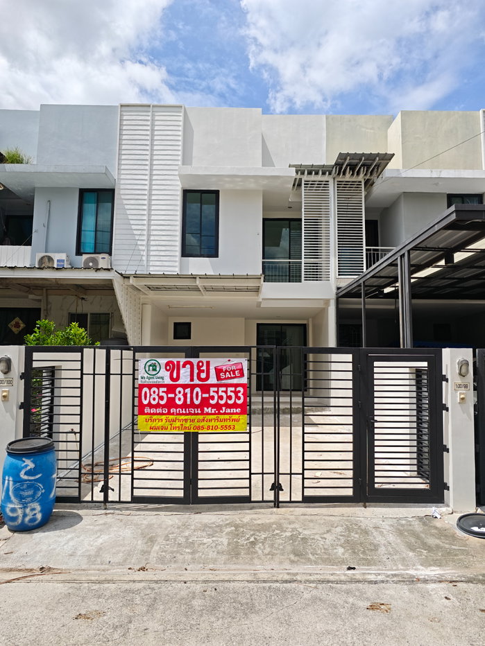 รูป ขาย บ้าน ทาวน์เฮาส์ หมู่บ้าน บ้านร็อคการ์เด้น แอร์พอร์ต สุวรรณภูมิ ปรับปรุงใหม่ พร้อมเข้าอยู่  25.7 ตรว. 130 ตรม. ราคาดีสุดในโครงการ  - รูปที่ 11/61