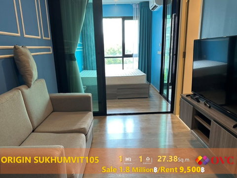 พร้อมให้เช่าและ ขาย!! @ Origin Sukhumvit105