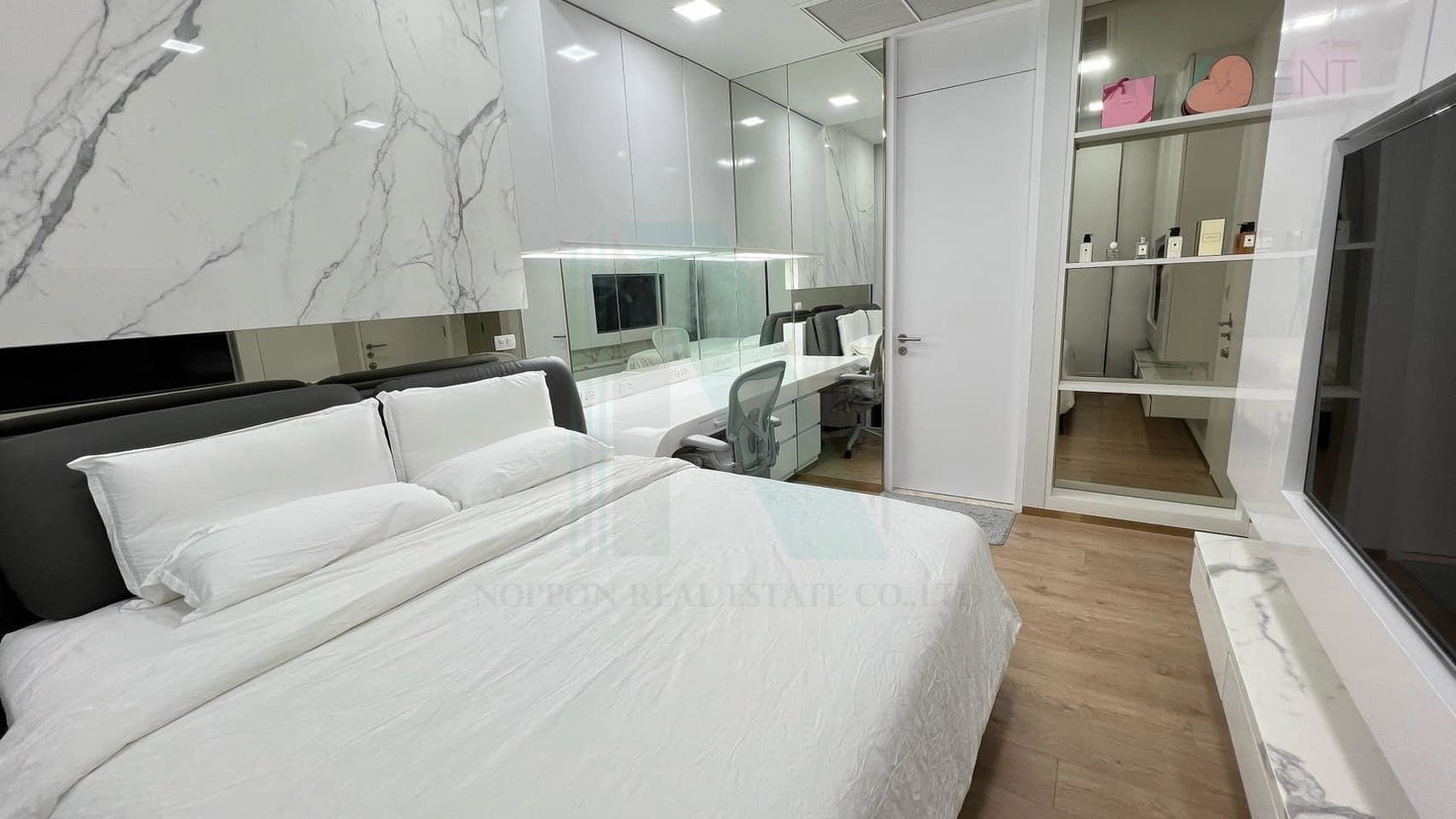 รูป 🔺 ให้เช่าคอนโด โนเบิล บีไนน์ทีน อาคาร A ชั้น 4 1 ห้องนอน ขนาด 60 ตรม ใกล้ โรงเรียนวัฒนาวิทยาลัย - รูปที่ 2/8