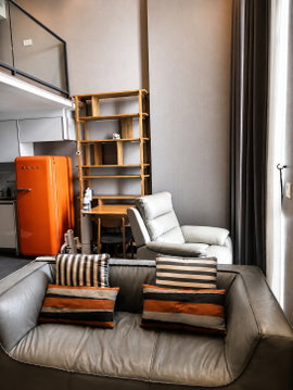 ลงทุน C Ekkamai 1 Bedroom Duplex ชั้น 40 ระเบียงส่วนตัว วิวเมือง ใกล้ BTS - U6657167