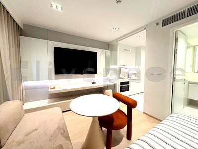 คอนโดให้เช่า : ▚ L06CMIツ ให้เช่า: Scope Promsri Studio 1 Bath 28.5ตร.ม. ห้องใหม่ เลี้ยงสัตว์ได้ รวมเน็ต+แม่บ้าน+เครื่องกรองน้ำ✨