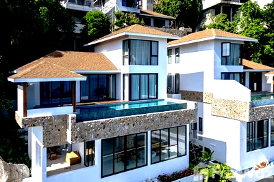 Houses for rent Ko Samui Surat Thani : 2 Bedroom Villa for rent in Maret, Surat Thani  6678594